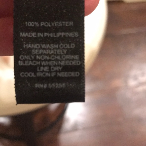 Express xs black sheer lace up blouse black - Picture 6 of 6